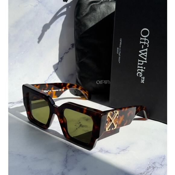 Off-White Other - NEW Off White Catalina Brown Square Unisex Sunglasses